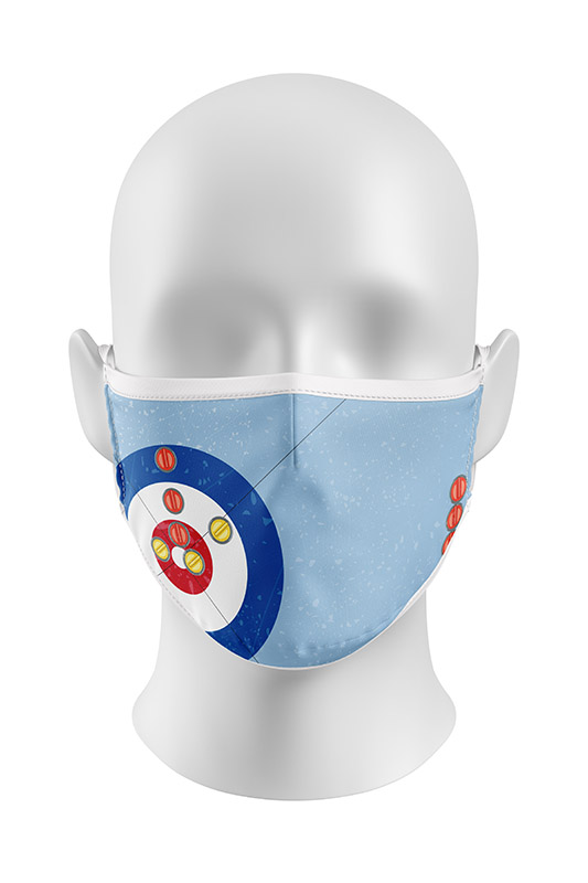 Curling themed Viroblock Facemask