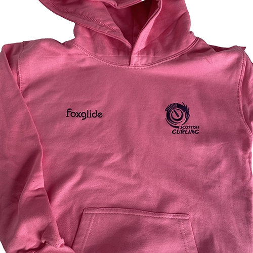 Sample Scottish Curling Children’s PINK Hoodie