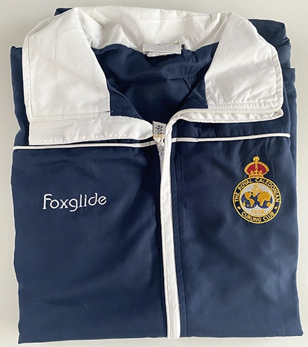 Retro Scottish Curling Blue Jacket