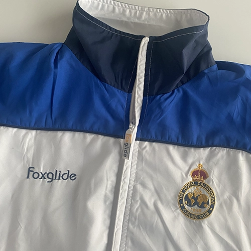 Retro Scottish Curling White Jacket