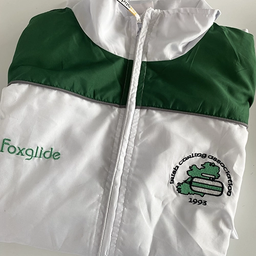 Retro Irish Curling White Jacket