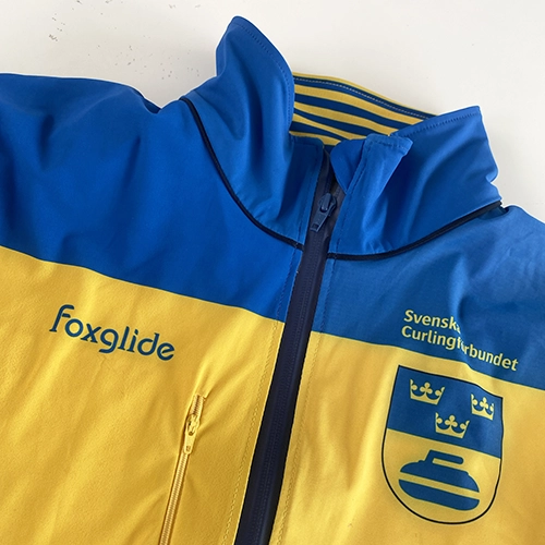 Sample Sweden (Svenska) Curling Yellow Jacket
